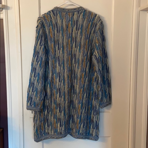 Chunky patterned knit Australian cardigan - Picture 3 of 4